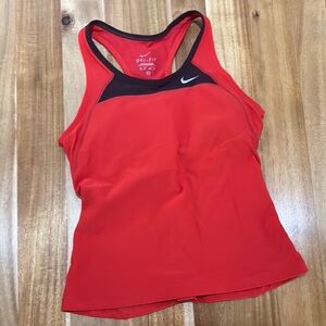 Nike Red Dri-FIT Tank Top